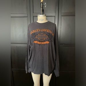 Lot of two Harley Davidson Wilkesboro, NC Long Sleeve Tshirts